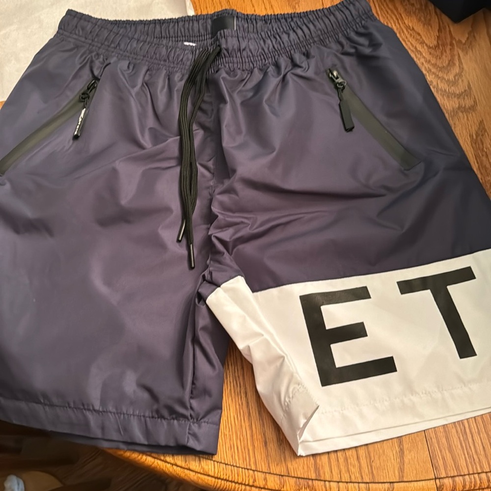 Ethik Borderline Trunks Blue/White XL
